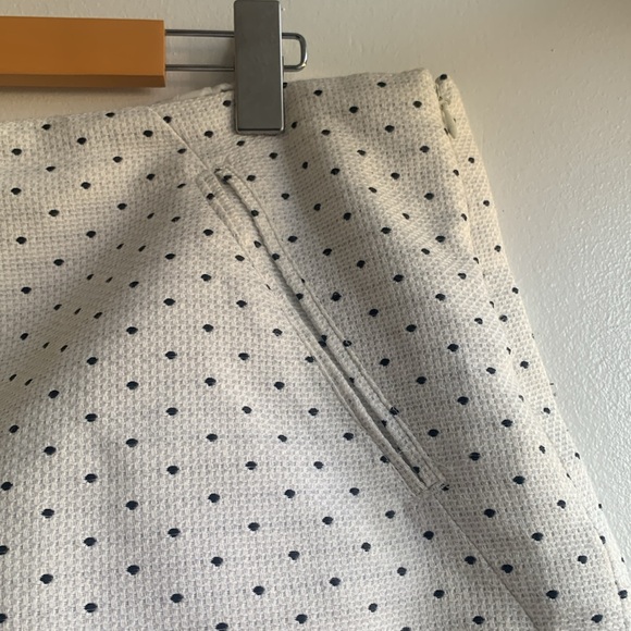 RW&Co White Skirt with Black Polka Dots - Picture 2 of 7